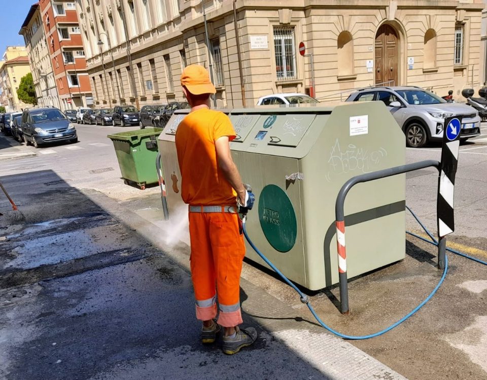 lavaggio contenitori
