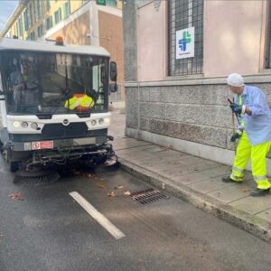 21/12 MAZZINI continua come da programma lo spazzamento meccanizzato