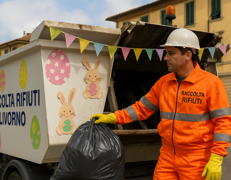 Raccolta rifiuti a PASQUA 2025